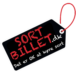 Sortbillet logo